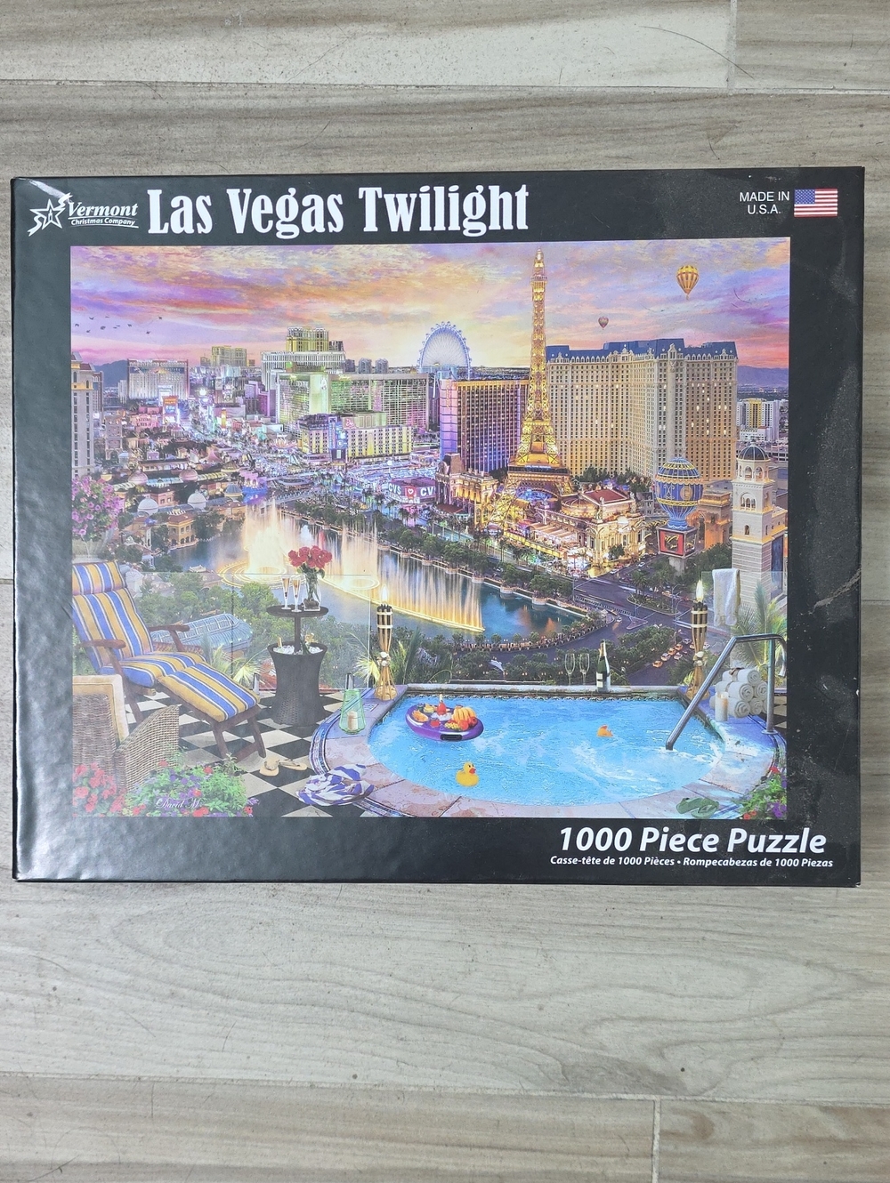 Las Vegas Twilight 1000 Piece Puzzle